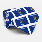 Wisconsin-Staats-Flagge Krawatte (Gerollt)