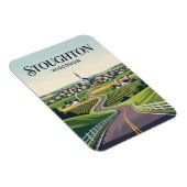 Wisconsin-Städtchen USA Magnet (Rechte Seite)