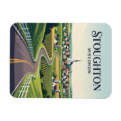 Wisconsin-Städtchen USA Magnet (Horizontal)