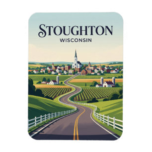 Wisconsin-Städtchen USA Magnet