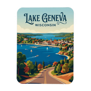 Wisconsin-Städtchen USA Magnet