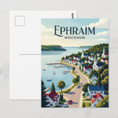 Wisconsin-Städtchen USA Postkarte (Vorne/Hinten)