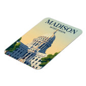 Wisconsin State Capitol Wisconsin Magnet (Linke Seite)