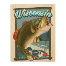 Wisconsin State Fischerplakat
