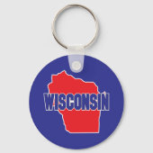Wisconsin State Schlüsselanhänger (Vorderseite)