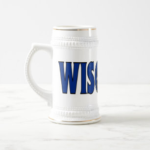 Wisconsin Stein Bierglas