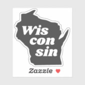 Wisconsin Sticker (Blatt)