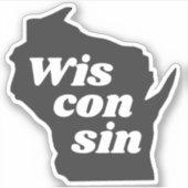 Wisconsin Sticker (Vorderseite)