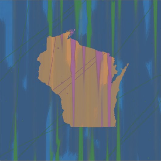 Wisconsin Supper Aufkleber (Vorderseite)