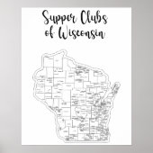 Wisconsin Supper Club Theme Poster (Vorne)