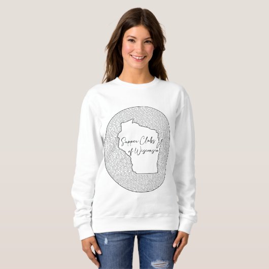 Wisconsin Supper Club Theme Sweatshirt (Vorne ganz)