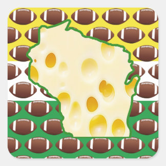 Wisconsin Swiss Chef Football Stickers