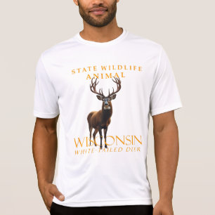 Wisconsin-Territorium Wildtier Das Weißschwanz-Wil T-Shirt