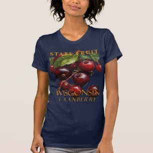 Wisconsin Territory Frucht Cranberry T-Shirt