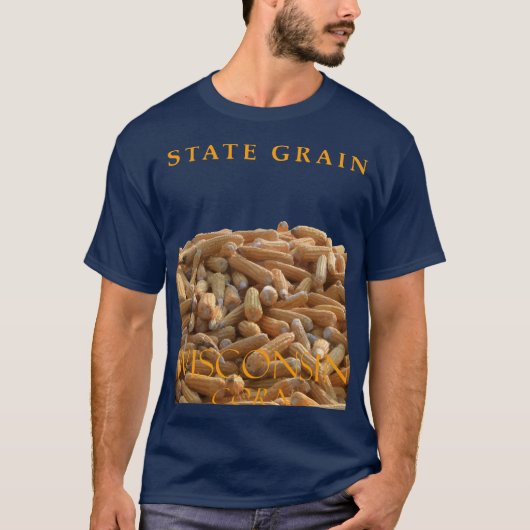 Wisconsin Territory Grain Corn T-Shirt (Vorderseite)
