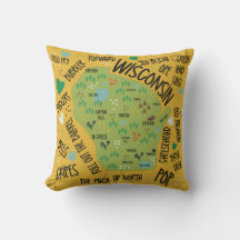Wisconsin Thema Pillow