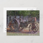Wisconsin Tractor Postkarte (Vorne/Hinten)