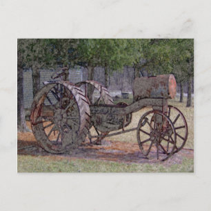 Wisconsin Tractor Postkarte