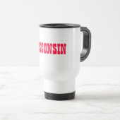 Wisconsin Travel Mug Reisebecher (VorderseiteRechts)