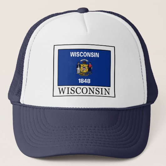 Wisconsin Truckerkappe (Vorderseite)