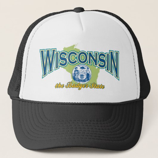 Wisconsin Truckerkappe (Vorderseite)