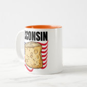 Wisconsin Two-Tone Tasse (Vorderseite Links)