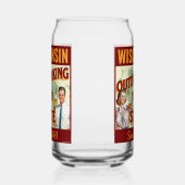 Wisconsin übertrinkt Ihren Staat seit 1848 Dosenglas (Rechts)