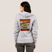 Wisconsin übertrinkt Ihren Staat seit 1848 Hoodie (Schwarz voll)