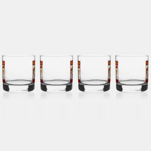 Wisconsin übertrinkt Ihren Staat seit 1848 Whiskyglas (Links)