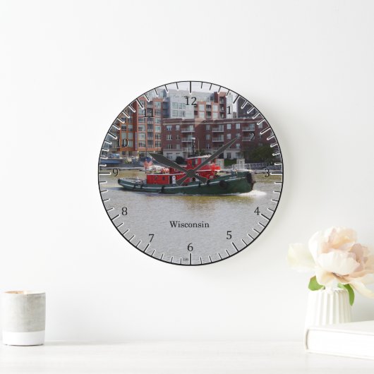 Wisconsin-Uhr Große Wanduhr (Zuhause)