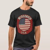 Wisconsin United States of America  T-Shirt (Vorderseite)