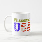 Wisconsin USA! Kaffeetasse (Links)