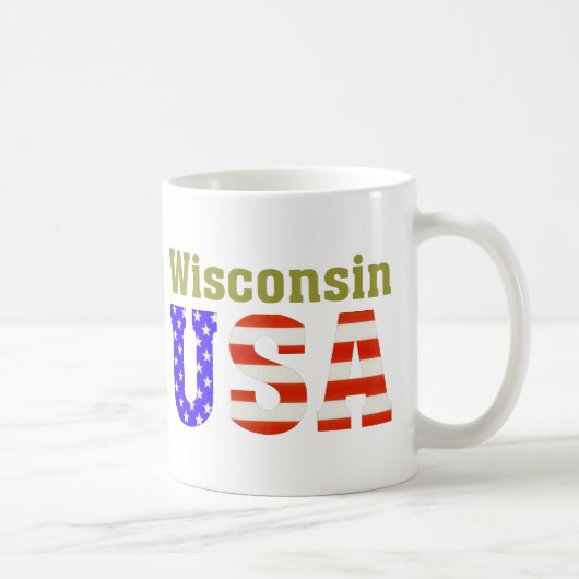 Wisconsin USA! Kaffeetasse (Rechts)