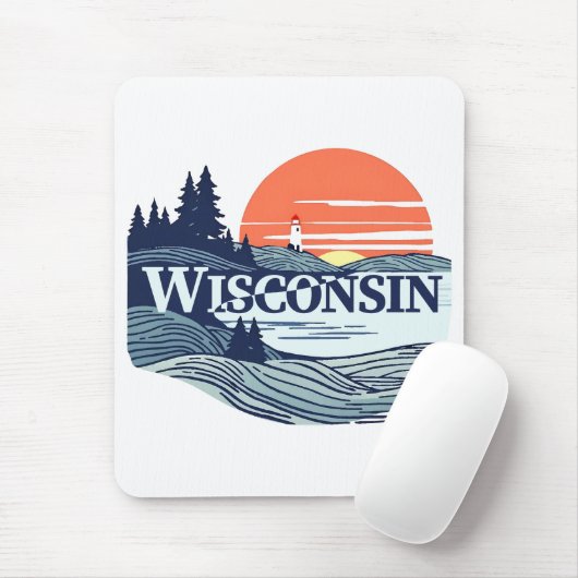 Wisconsin USA Mousepad (Mit Mouse)