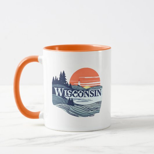 Wisconsin USA Tasse (Links)