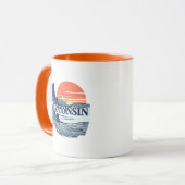 Wisconsin USA Tasse (Vorderseite Links)