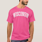 Wisconsin Varsity Style gift T-Shirt (Vorderseite)