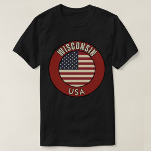 Wisconsin Vereinigte Staaten von Amerika  T-Shirt