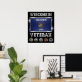 Wisconsin Veteran Poster (Heimbüro)