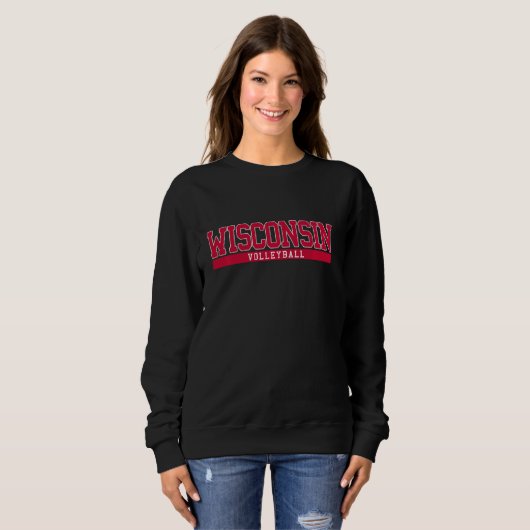 Wisconsin Volleyball Sweatshirt (Vorne ganz)