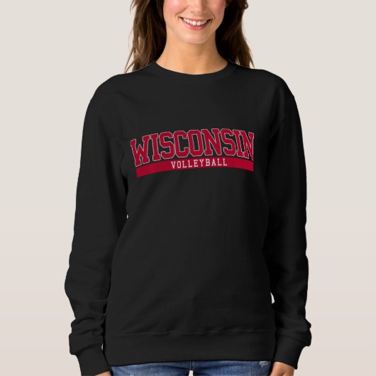 Wisconsin Volleyball Sweatshirt (Vorderseite)