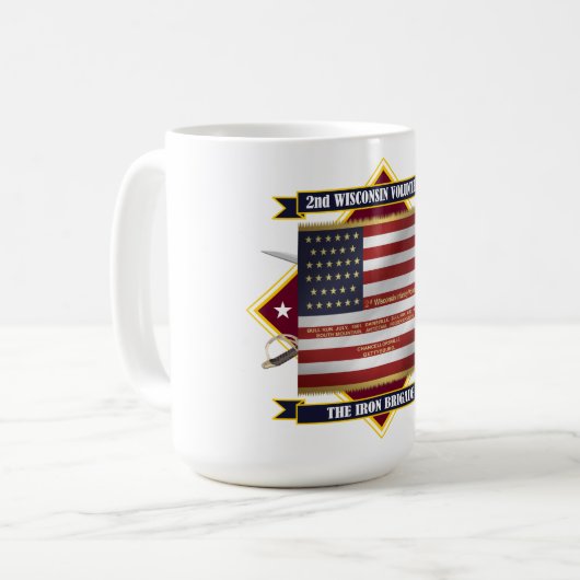 Wisconsin Volunteer Infanterie Kaffeetasse (Vorderseite Links)
