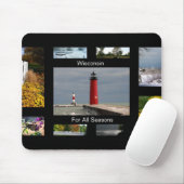 Wisconsin während aller Jahreszeiten Mousepad (Mit Mouse)