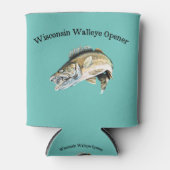 Wisconsin Walleye Fishing Opener Dosenkühler (Vorderseite)