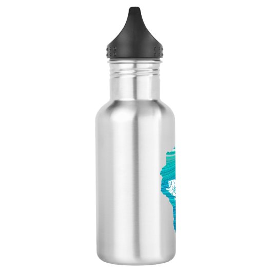 Wisconsin Wave Fishing Edelstahlflasche (Links)