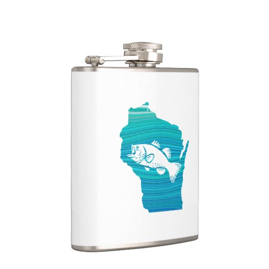 Wisconsin Wave Fishing Flachmann (Rechts)