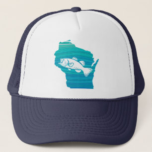 Wisconsin Wave Fishing Truckerkappe