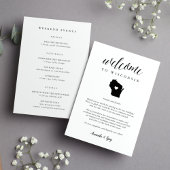 Wisconsin Wedding Welcome Letter & Itinerary