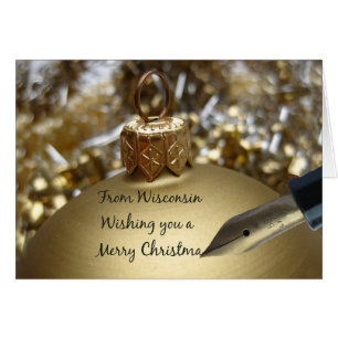 Wisconsin Weihnachtskarte, Staat spezifisch