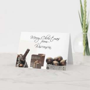 Wisconsin Weihnachtskarte, Staat spezifisch Feiertagskarte